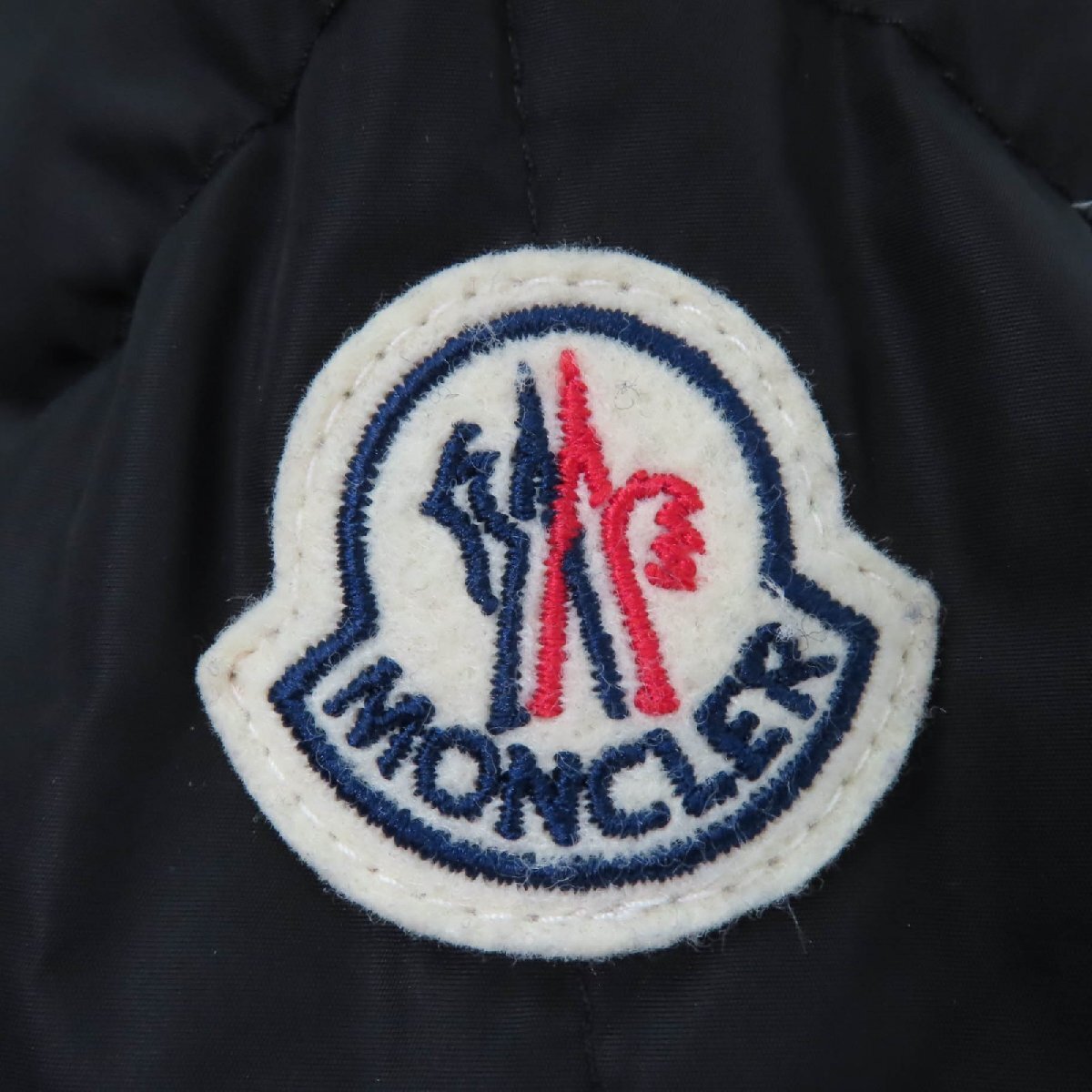 美品☆MONCLER モンクレール 20-21AW ROELAN ゴールドフォックスファー・ベルト付 ダウンジャケット ブラック 0 正規品 レディース_画像6