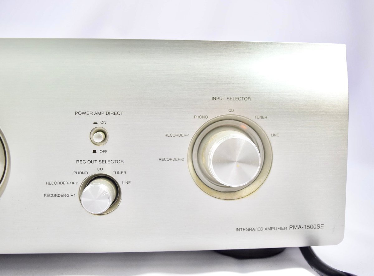 (9-16279)DENON Denon основной предусилитель [PMA-1500SE] усилитель корпус электризация проверка settled звуковая аппаратура [ зеленый мир .]