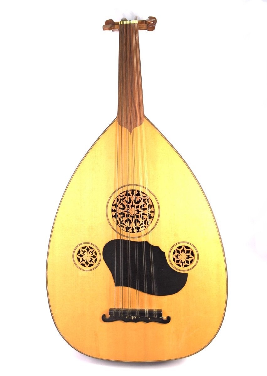 (2-13438)LUTE リュート 楽器 高さ約80cm 弦楽器 器材 音未確認【緑和堂】