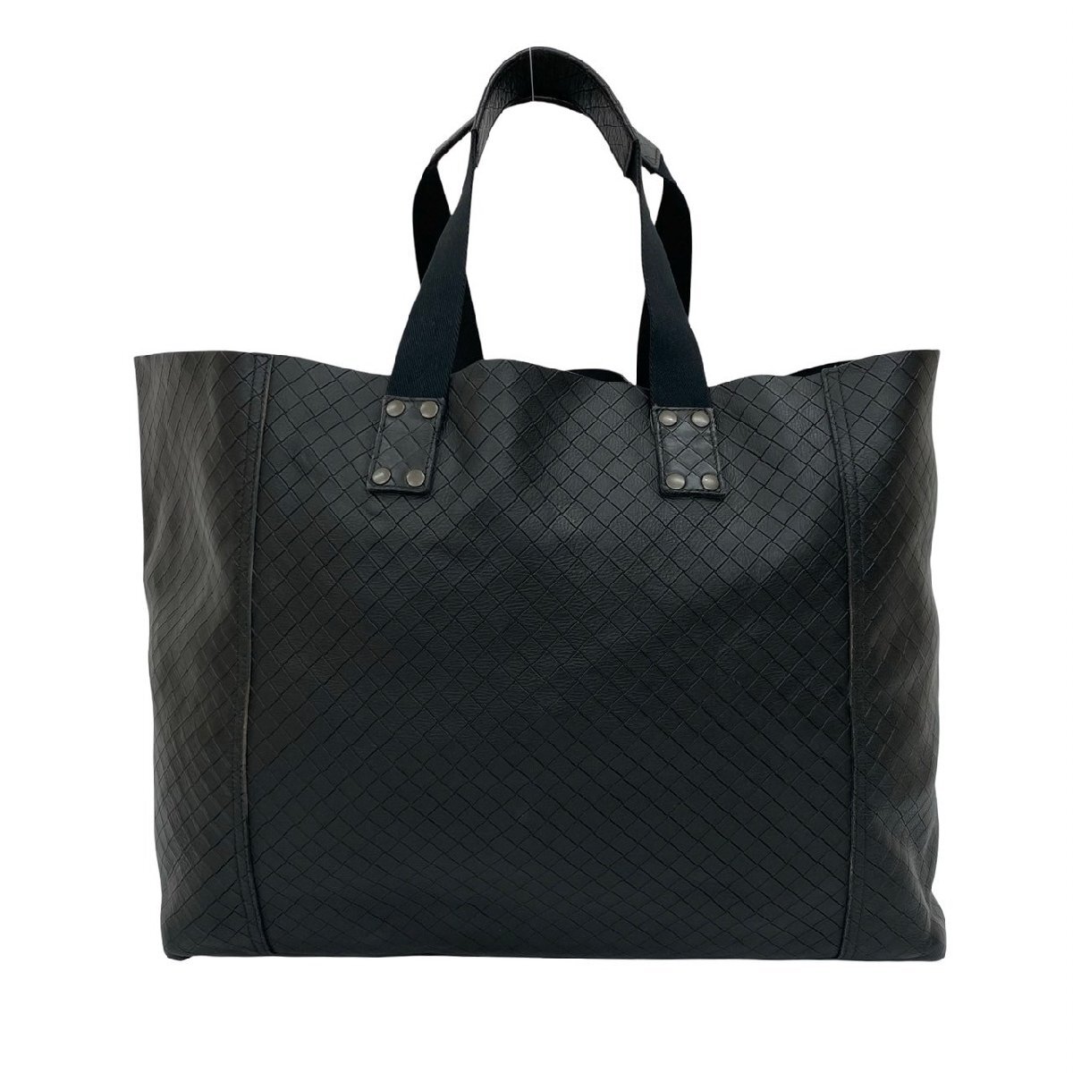 極 美品 BOTTEGA VENETA ボッテガヴェネタ イントレッチオ ミラージュ レザー 本革 トートバッグ ハンドバッグ ブラック 黒 30057