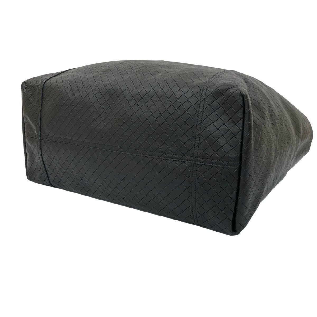極 美品 BOTTEGA VENETA ボッテガヴェネタ イントレッチオ ミラージュ レザー 本革 トートバッグ ハンドバッグ ブラック 黒 30057
