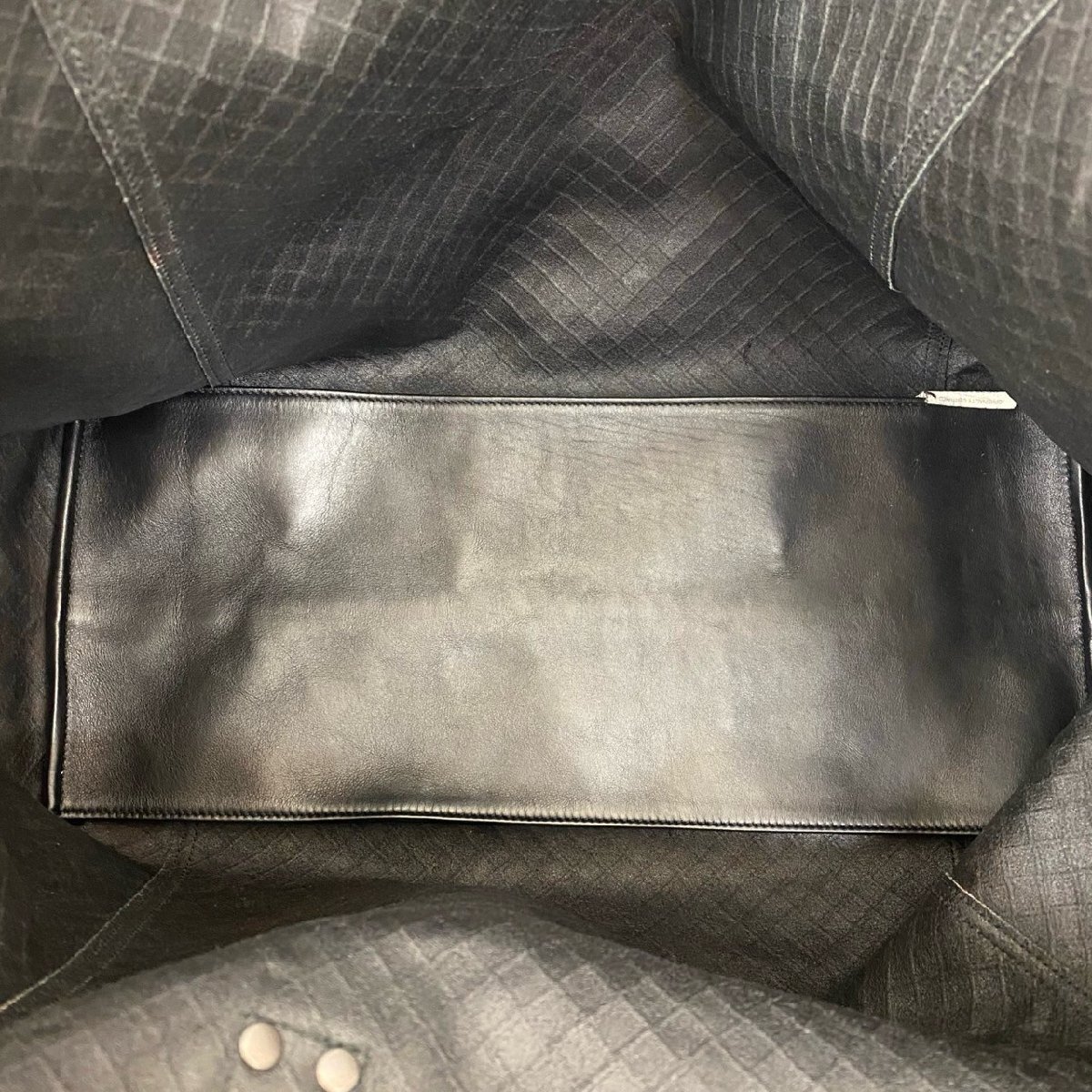 極 美品 BOTTEGA VENETA ボッテガヴェネタ イントレッチオ ミラージュ レザー 本革 トートバッグ ハンドバッグ ブラック 黒 30057