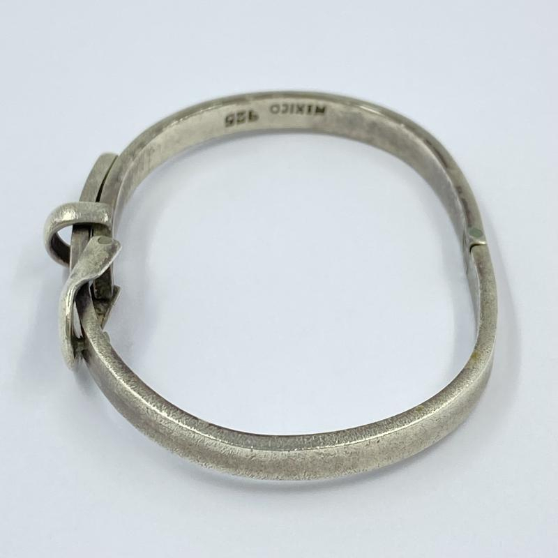 【中古】メキシカンジュエリー ベルトバックルブレスレット シルバー925[240024515561]