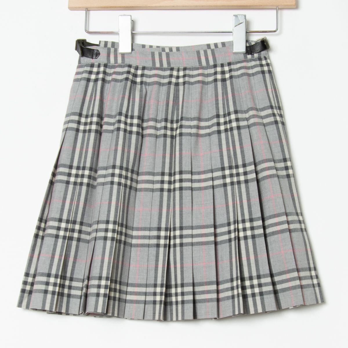 Burberry チェック柄 ラッププリーツスカート【160cm 14Y】 BURBERRY LONDON バーバリー チェック柄プリーツラップスカート