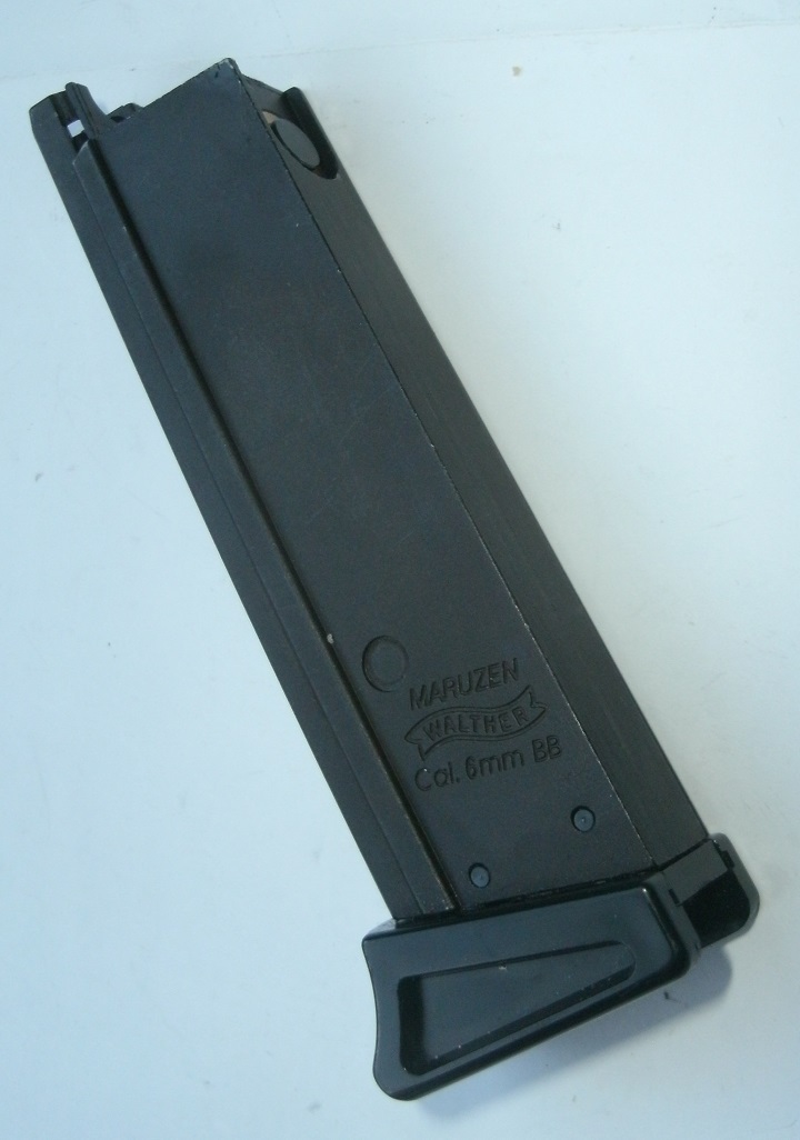 マルゼン　ワルサー　ニューPPK/S　ブローバック　ブラックモデル　ホルスター付き