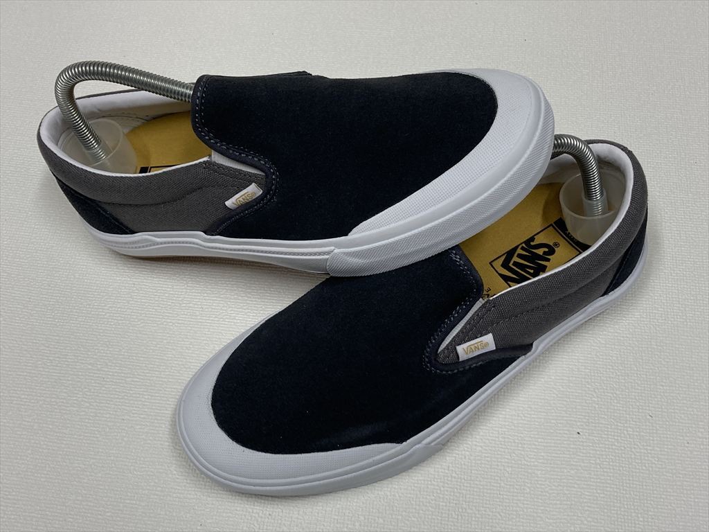 激レア!! VANS SLIPON Pro BMX グレー スエード キャンバス US8 (26cm) アメリカ企画限定!! スリッポン バンズ_画像2