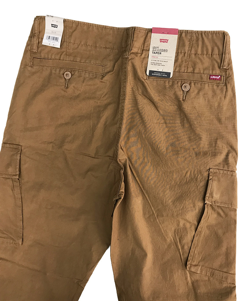 新品タグ付き■Levi'sリーバイス/XX CHINO カーゴCARGOパンツテーパーキャメル/39441-0033/34■在庫限り■