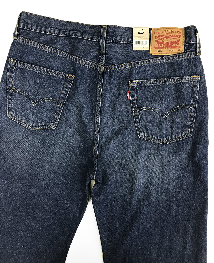 ☆ゆったりとしたルーズフィットUSモデル☆LEVISリーバイス 565' LOOSE STRAIGHTミディアムインディゴ/A72210033/33■在庫(kù)限り■