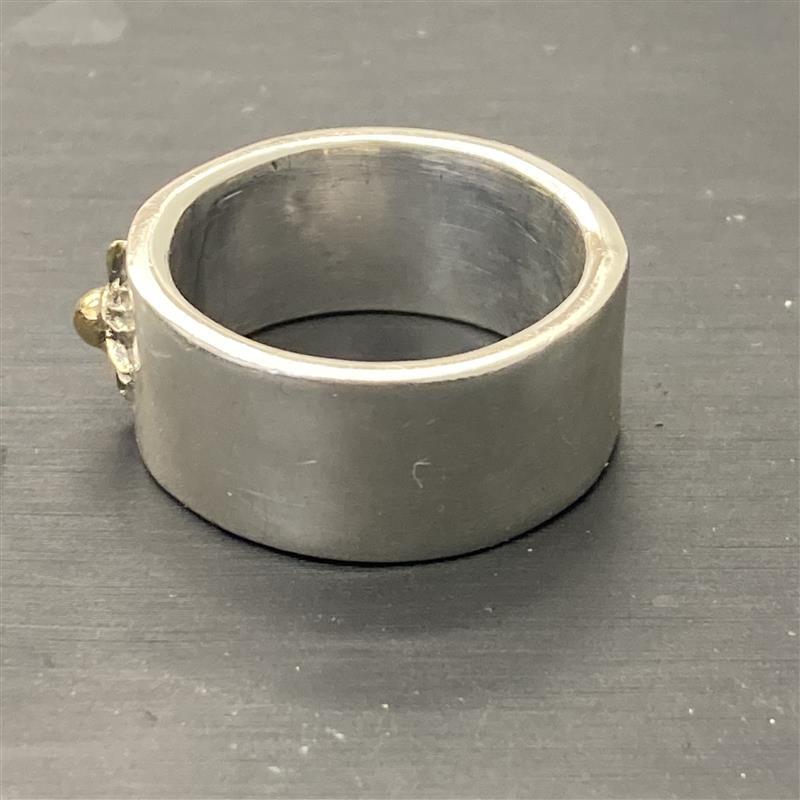 #9496　リング　メンズリング　ARIZONA FREEDOM　アリゾナフリーダム　SILVER　K18　シルバーアクセサリー　約19號(hào)　指輪