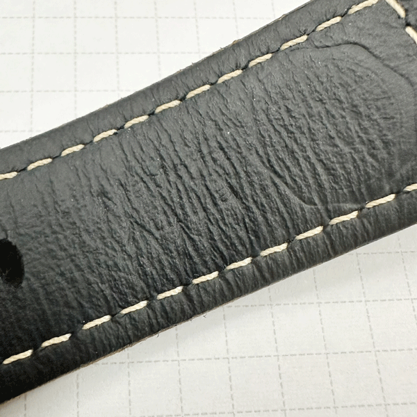 【中古】　PANERAI/パネライ　純正ストラップ/ベルト　カーフ　ダークブラウン　24mm-22mm　ピンバックル用