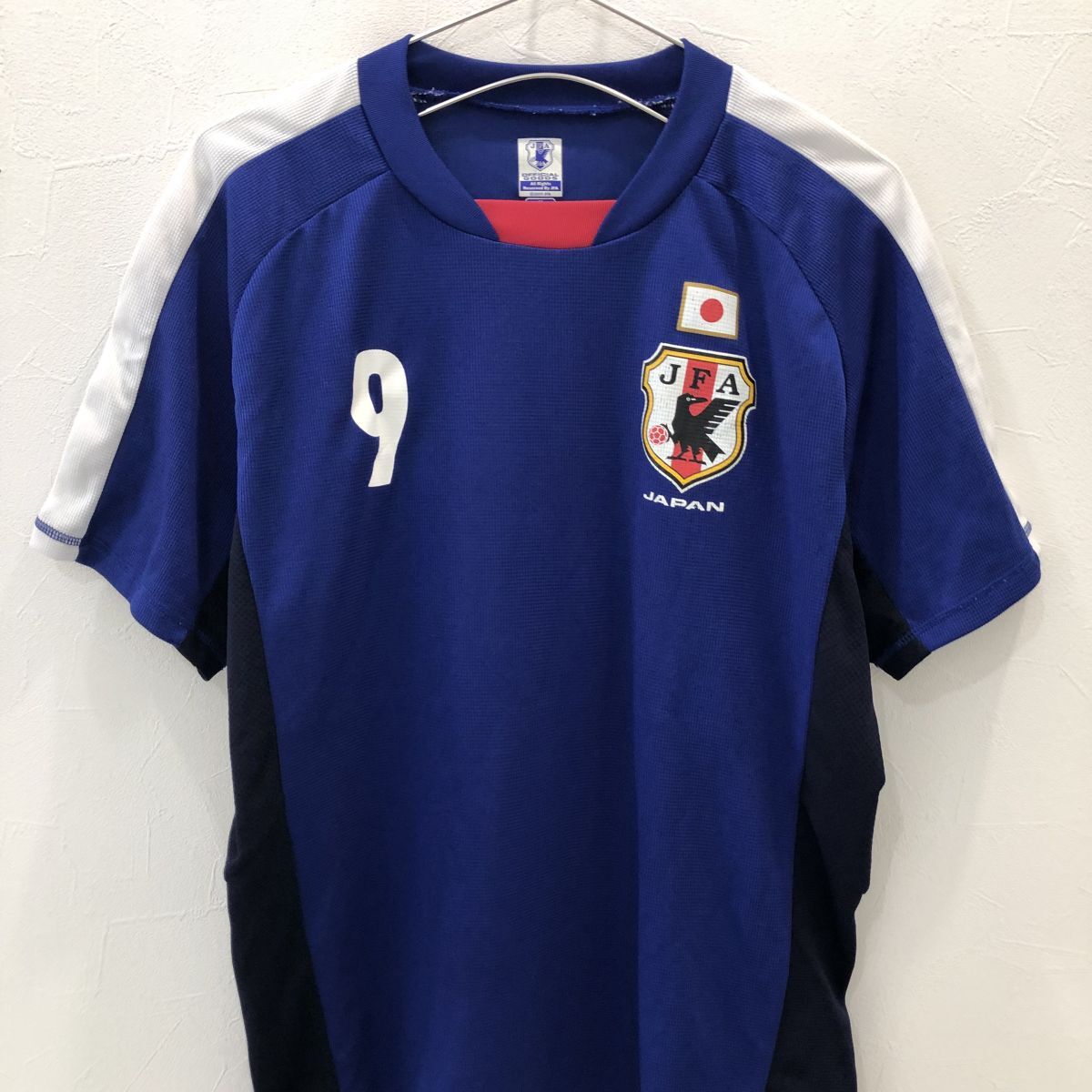 TNZ2266 當(dāng)時(shí)物 オフィシャル 日本代表 #9 岡崎 JFA ブルー M