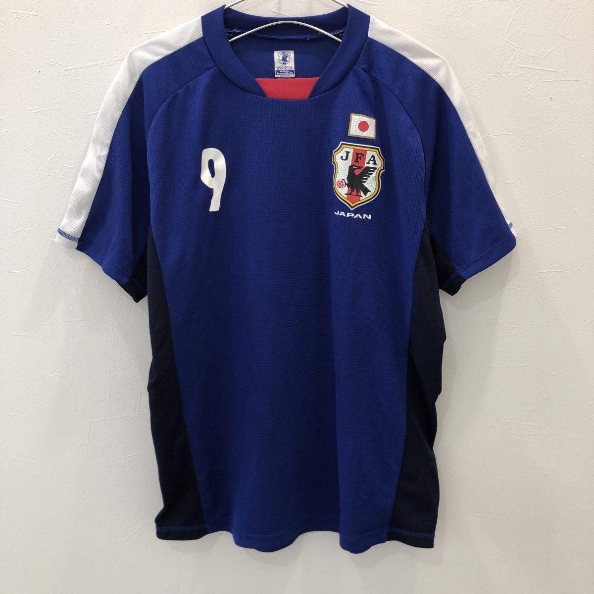 TNZ2266 當(dāng)時(shí)物 オフィシャル 日本代表 #9 岡崎 JFA ブルー M