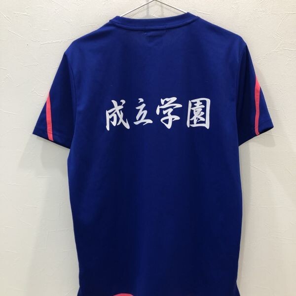 TNZ2030 実物 ヨネックス 成立學(xué)園 半袖 ブルー L