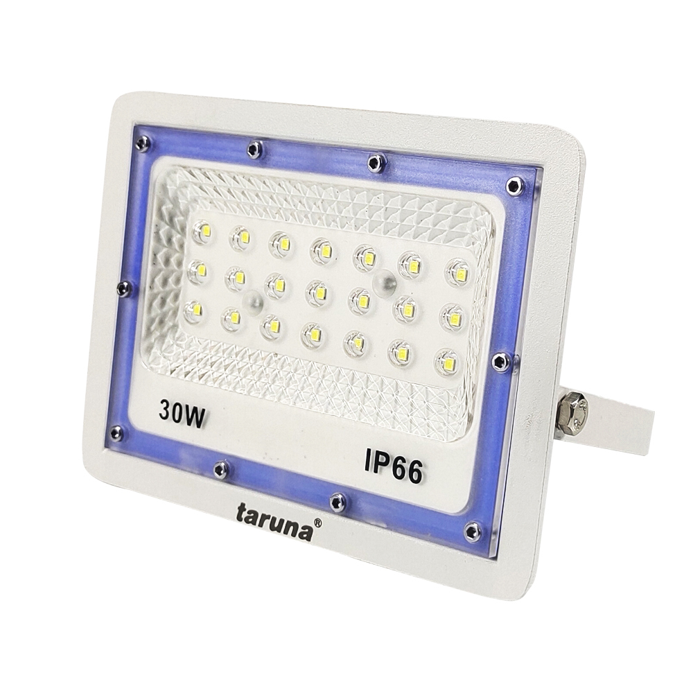 【即納】極薄型 投光器 led 30w 300w相當 晝光色 6500K 2400LM IP66 led作業(yè)燈 1.5mコード 角度調(diào)整可能 看板燈 送料無料 1年保証 10個
