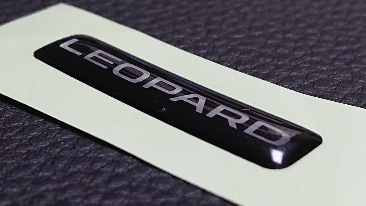 ★日産F31レパード★後期文字樹脂タイプミニステッカー★の画像3