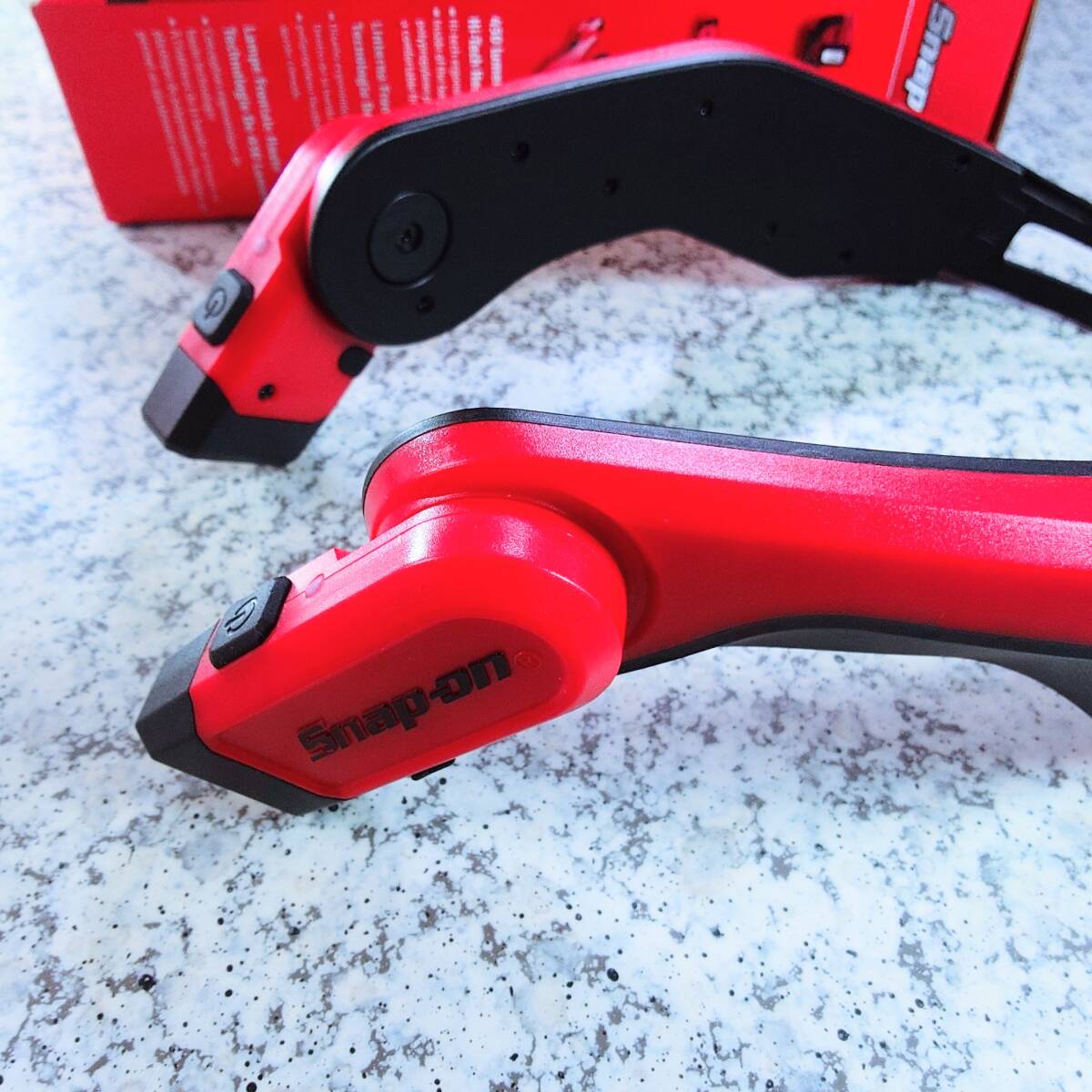 Snap-on スナップオン 450ルーメン ハンズフリーヘッドライト ECHDF042 (Red) 新品未使用