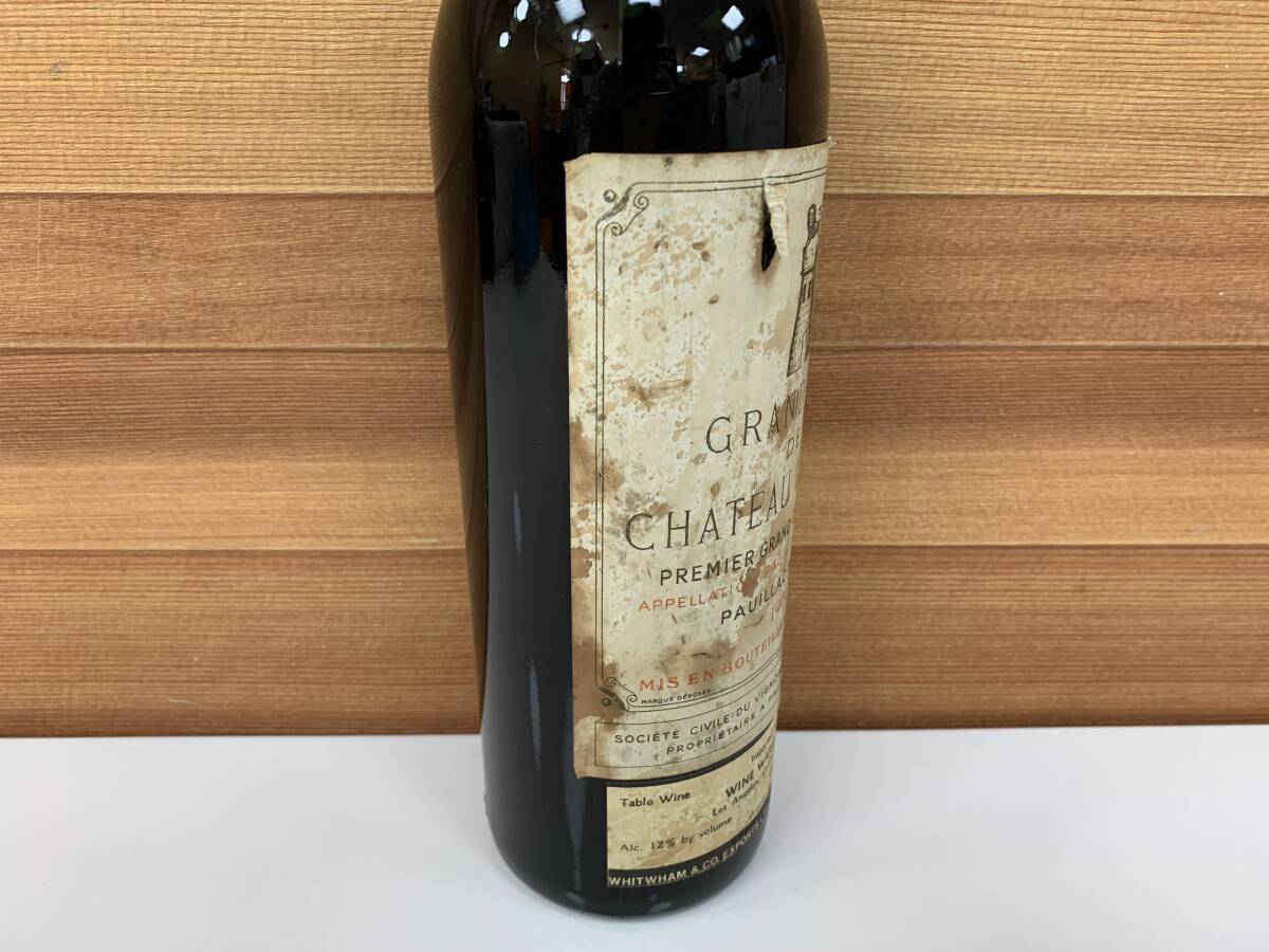 【未開栓】GRAND VIN DE CHATEAU LATOUR シャトー ラトゥール 1961年 750ml 12% ワイン 赤 お酒 T250618