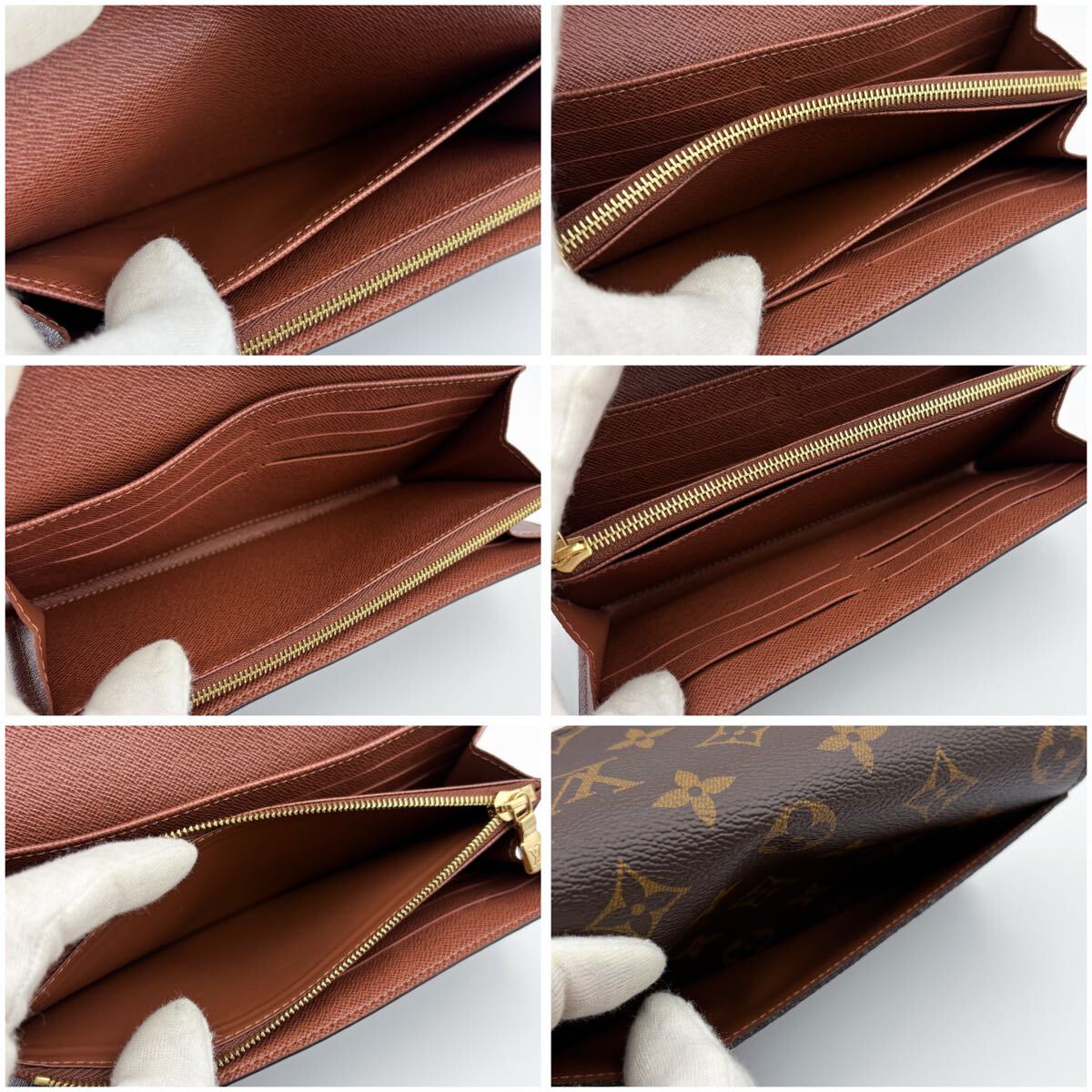 極美品 最新ICチップ　箱付き ヴィトン 長財布　モノグラム　ポルトフォイユサラ LOUIS VUITTON ルイ・ヴィトン モノグラム 長財布