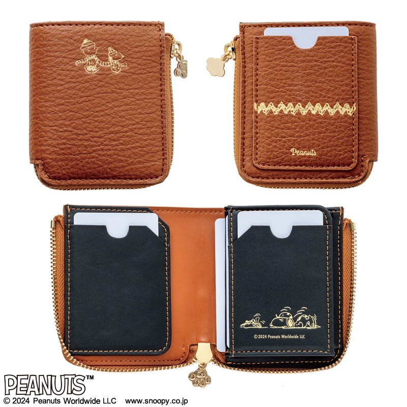 + 95 SNOOPYYEAR OF THE SNAKE compact кошелек BROWN стоимость доставки 270 иен 