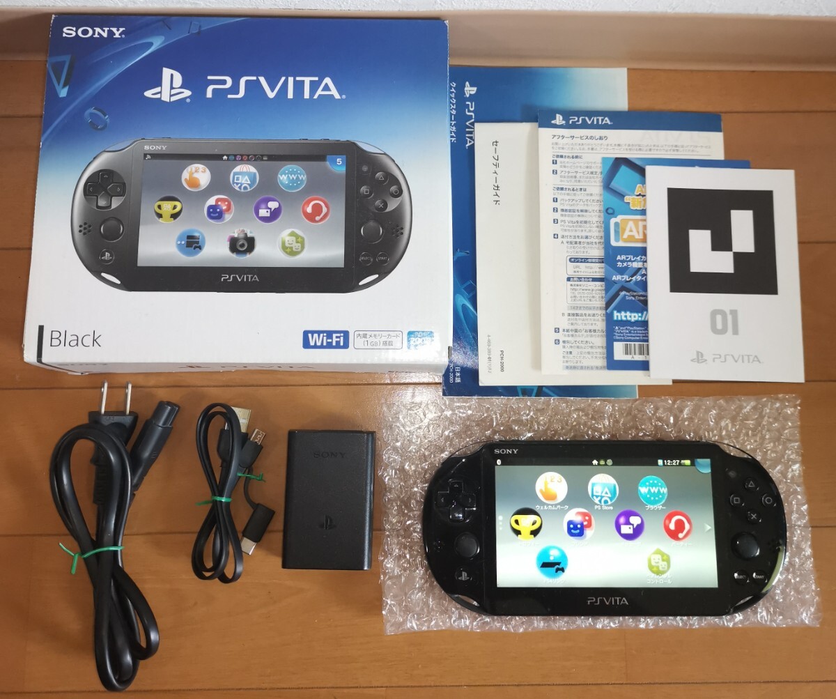 * бесплатная доставка прекрасный товар fw3.65 PCH-2000 Black черный SONY б/у PS Vita PlayStation Vita psvita *