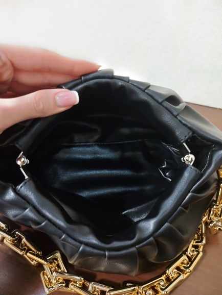 新作■レディース 黃ソフトレザーハンドバック＆クラッチ ２WAY 豪華金チェーン