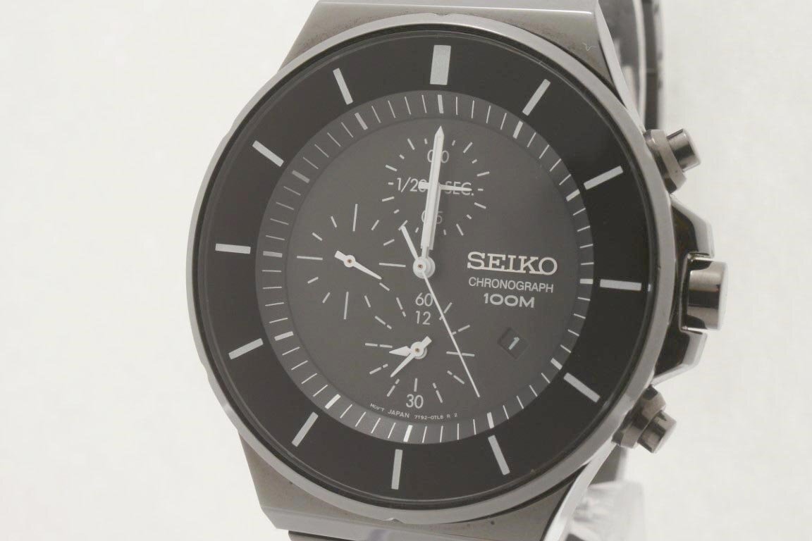 SEIKO セイコー 7T92-0NG0 クロノグラフ 腕時計 セイコー 7T92-0NG0 ラウンド クロノグラフ デイト クォーツ