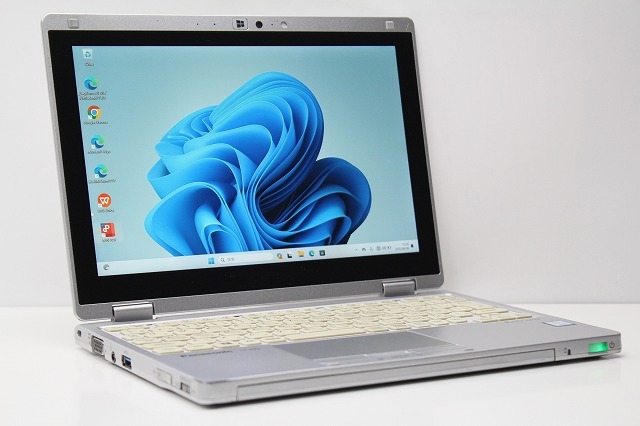 ノートパソコン 2in1PC Windows11 中古 Panasonic レッツノート CF-RZ6 第7世代 Core i5 メモリ8GB SSD256GB WPS offce搭載 カメラ