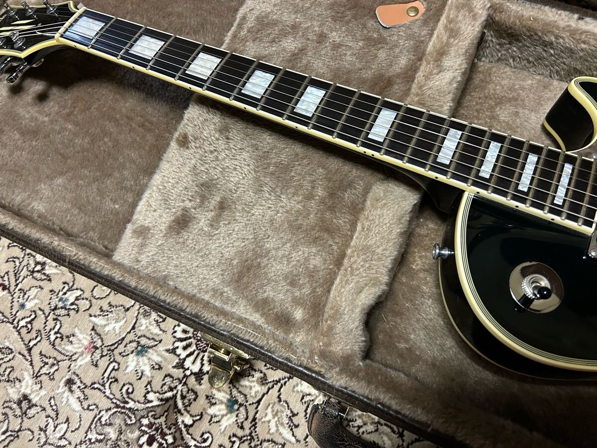 超美品・EDWARDS・ ELP-130CD JS・ John Sykes model・ レスポールカスタム・ジョンサイクスモデル・エボニー指板・セイモアダンカン搭載。_画像7