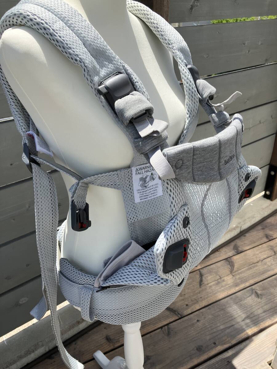 [ превосходный товар ]BabyBjorn baby byorunHarmony - - moni - высший класс модель слинг-переноска кенгуру серебряный сетка 1 иен старт 