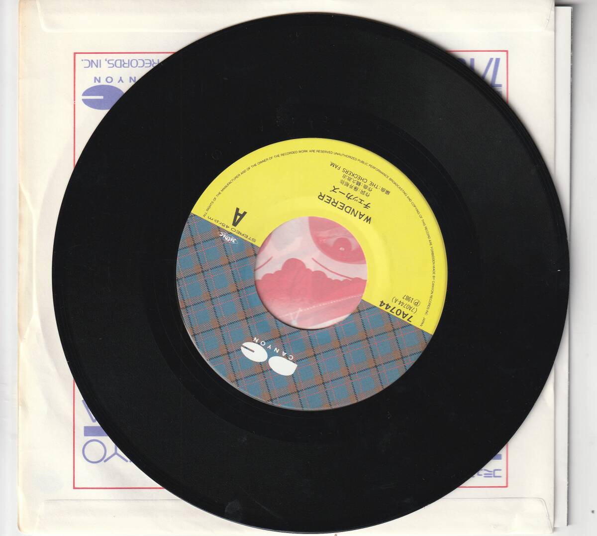 チェッカーズ さん 「ＷＡＮＤＥＲＥＲ」 アナログ?レコード シングル（ＥＰ） 中古盤 