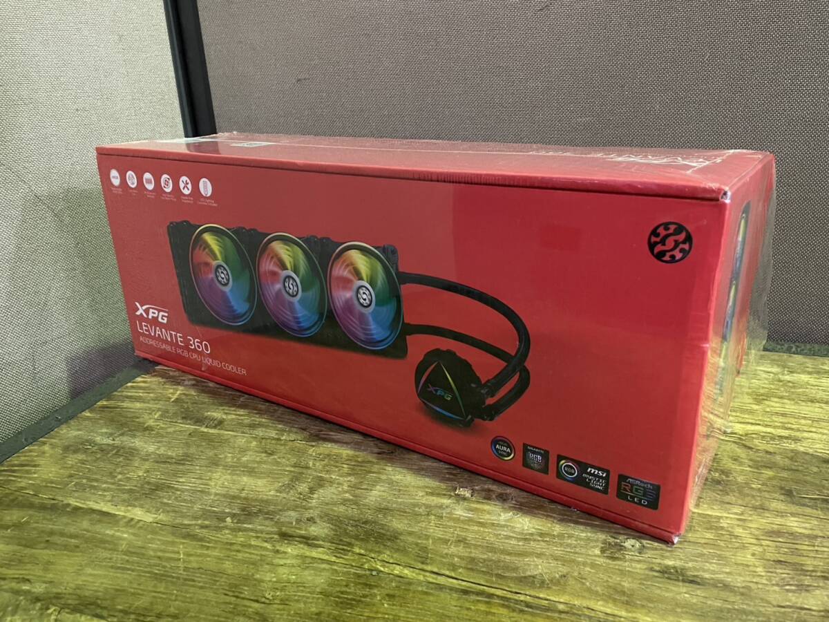 ei данные lADATA водяное охлаждение CPU кондиционер XPG LEVANTE 360 LEVANTE360-BKCWW не использовался товар 