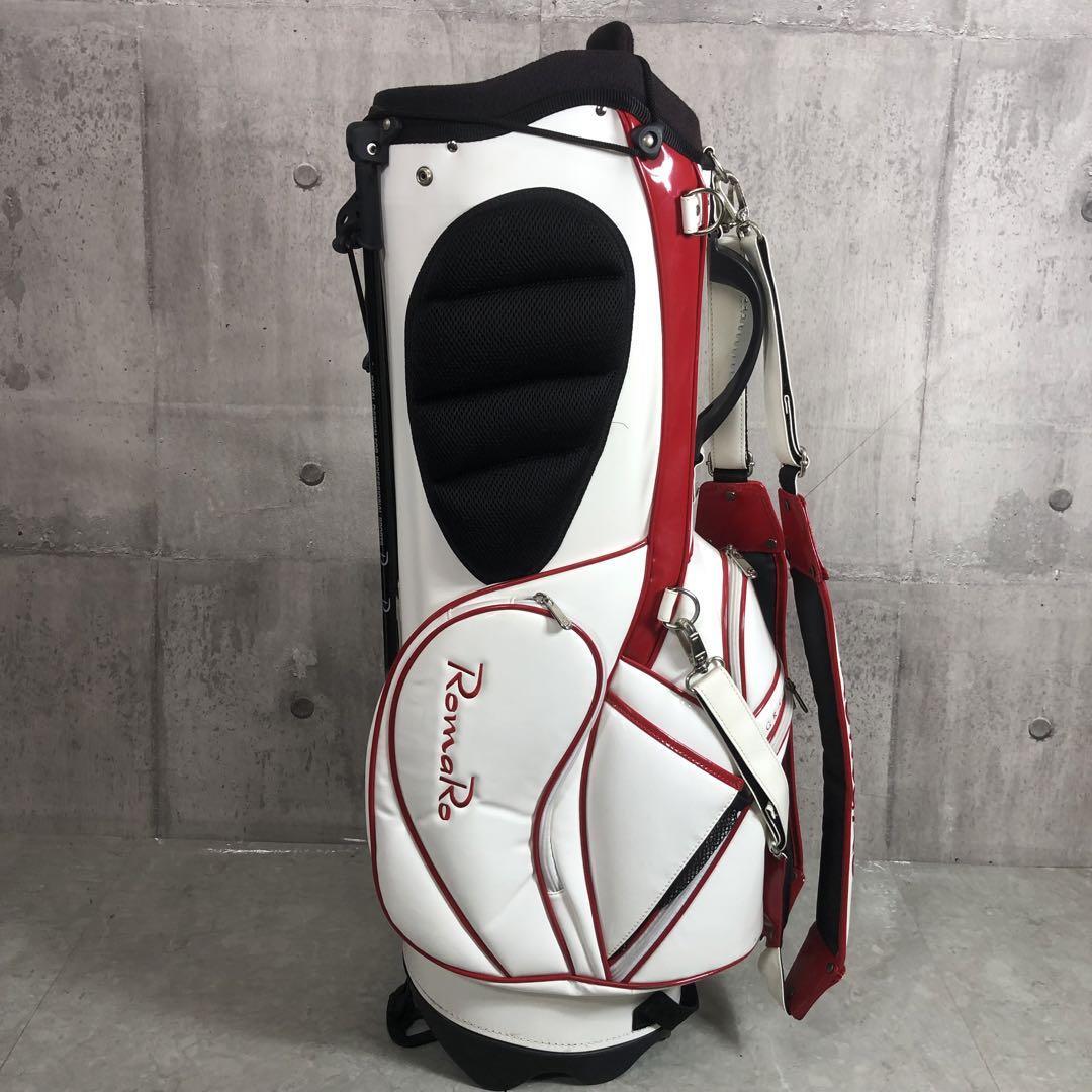 RomaRo ロマロ キャディバッグ ゴルフケース スタンド式 4点固定