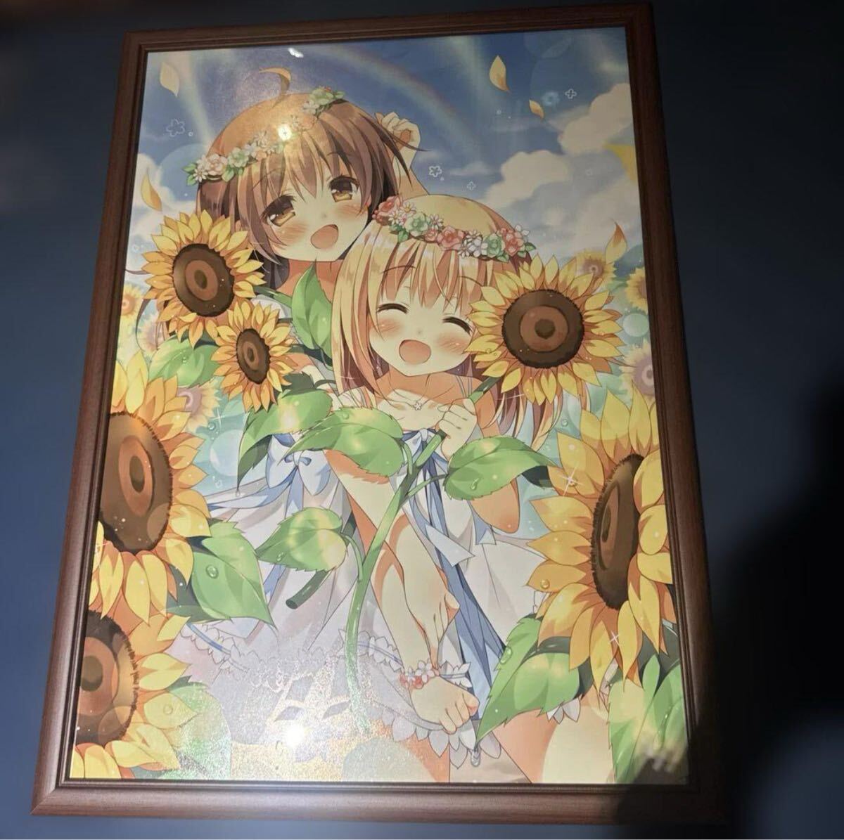 ぱんのみみ 絵師100人展06 複製原画 「太陽」 ここあちゃん てんちゃん ぱんのみみ 絵師100人展06 複製原画 「太陽」 ここあちゃん てん