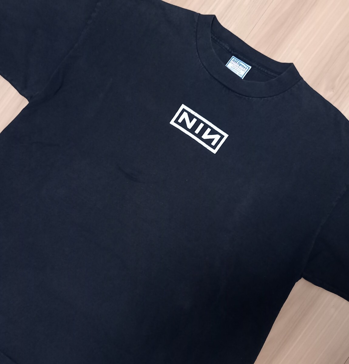 XL Special box Logo футболка 90sna in дюймовый ногти zNIN Vintage USA производства ( осмотр NIRVANAre Chile oasis Metallica greenday RAGE Downward suede