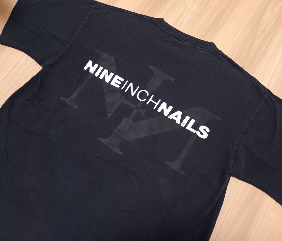 XL Special box Logo футболка 90sna in дюймовый ногти zNIN Vintage USA производства ( осмотр NIRVANAre Chile oasis Metallica greenday RAGE Downward suede