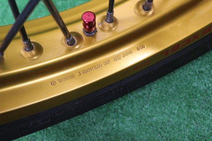 47127/O☆XLR250R.（MD22）取外し EXCEL前后ホイール エキセル