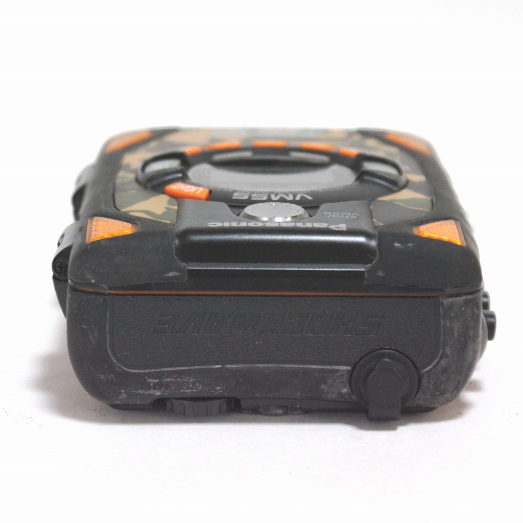 ジャンク◆パナソニック FM/AMカセット「SHOCK WAVE」RQ-SW70 (迷彩) ウォークマン