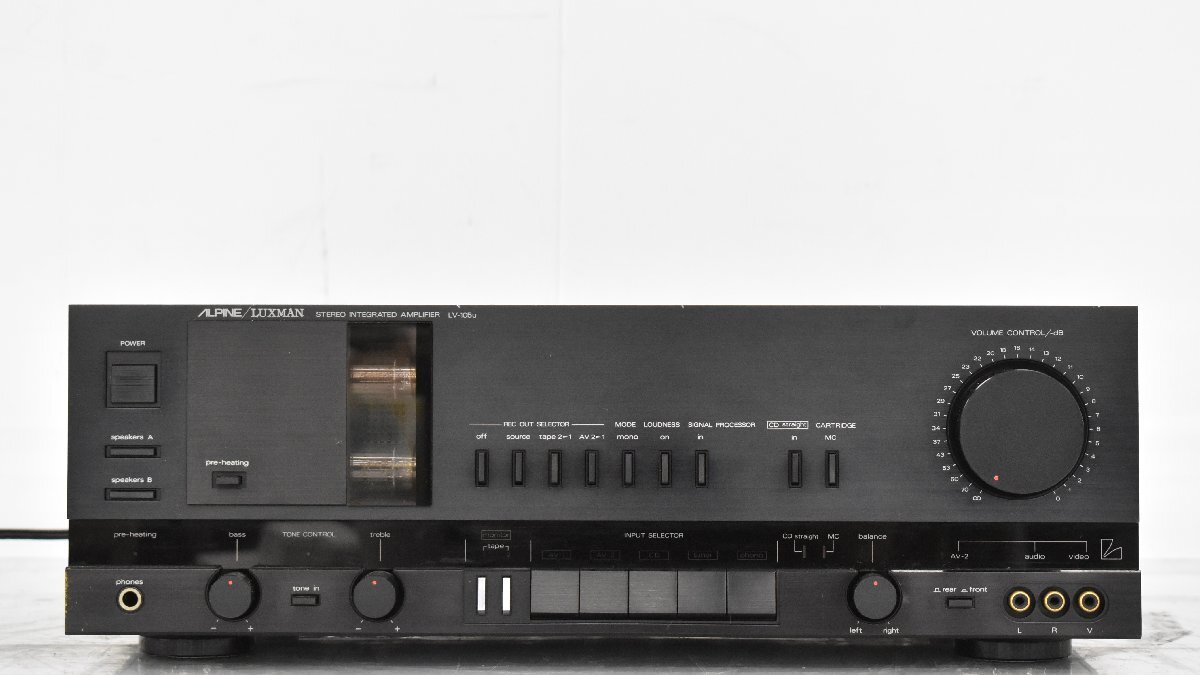 [ J ]2517 ALPINE/LUXMAN LV-105u основной предусилитель Alpine / Luxman 