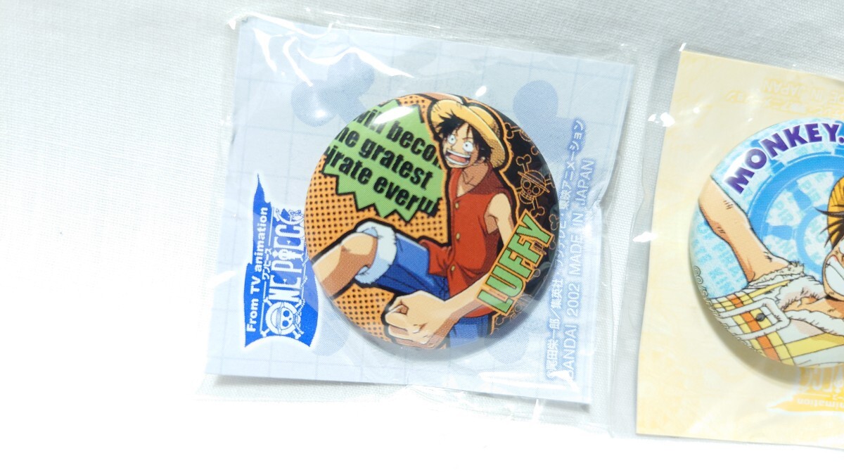 ONE PIECE* One-piece timbaji[rufi]3 вида комплект alaba старт сборник не использовался первый период редкий жестяная банка значок 