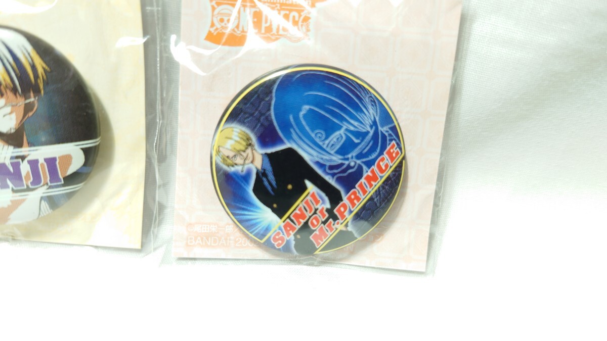 ONE PIECE* One-piece timbaji[ Sanji ]3 вида комплект alaba старт сборник не использовался первый период редкий жестяная банка значок 