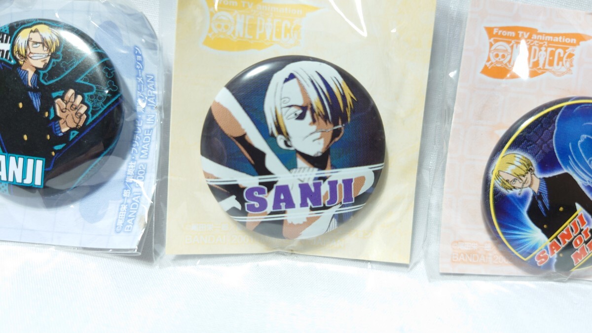 ONE PIECE* One-piece timbaji[ Sanji ]3 вида комплект alaba старт сборник не использовался первый период редкий жестяная банка значок 