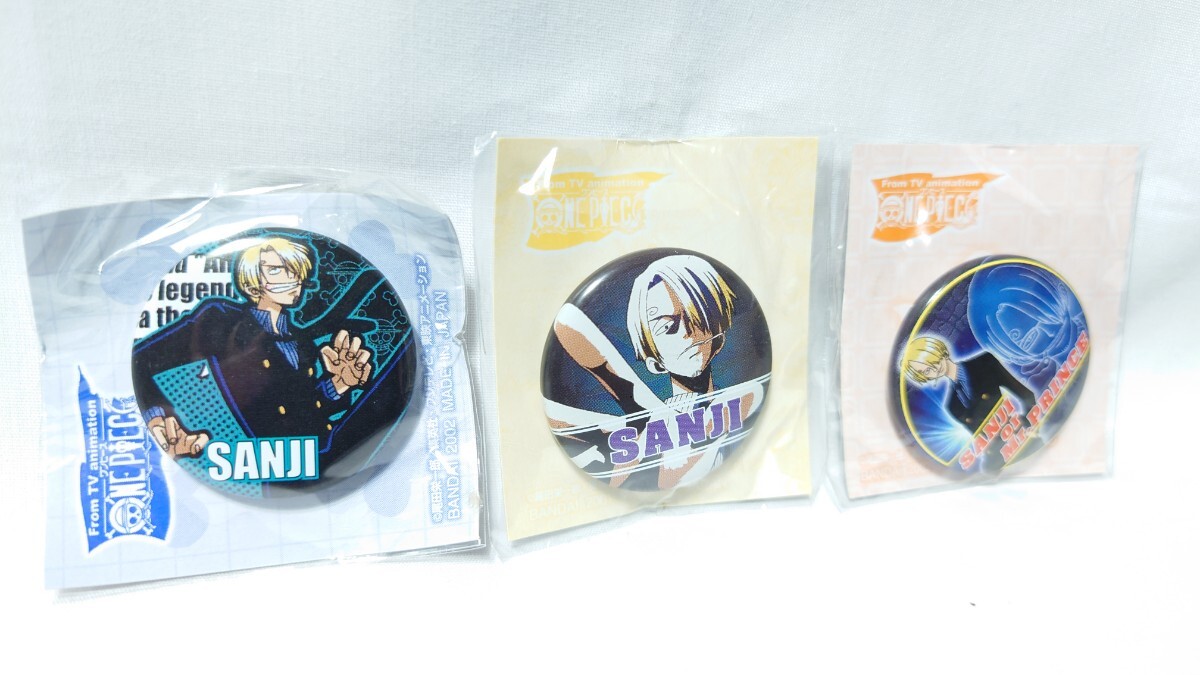 ONE PIECE* One-piece timbaji[ Sanji ]3 вида комплект alaba старт сборник не использовался первый период редкий жестяная банка значок 