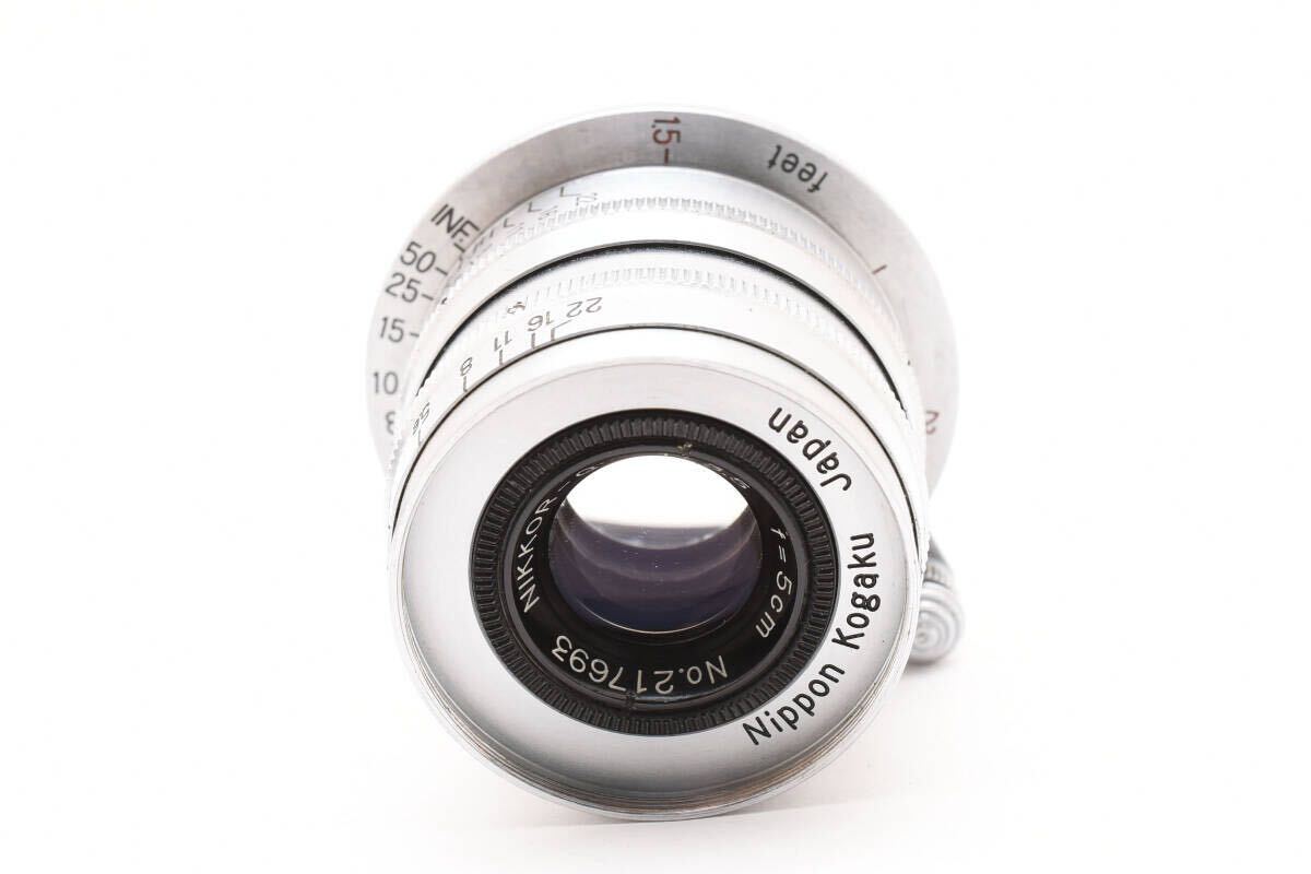 [ редкий линзы ] Nikon Nikon NIPPON KOGAKU NIKKOR-Q*C 5cm F3.5 L крепление 