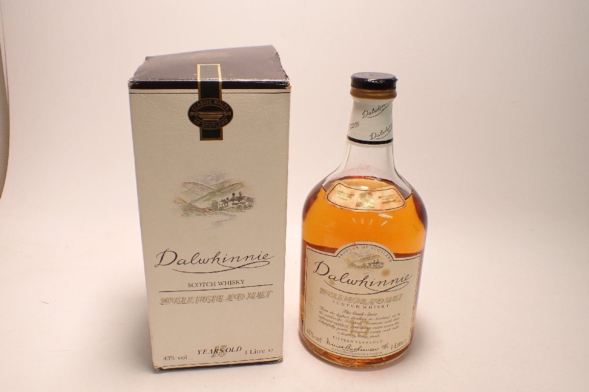 060655 Dalwhinnie 15年 ダルウィニー シングルハイランドモルトスコッチウイスキー 1000ml 43% 箱入