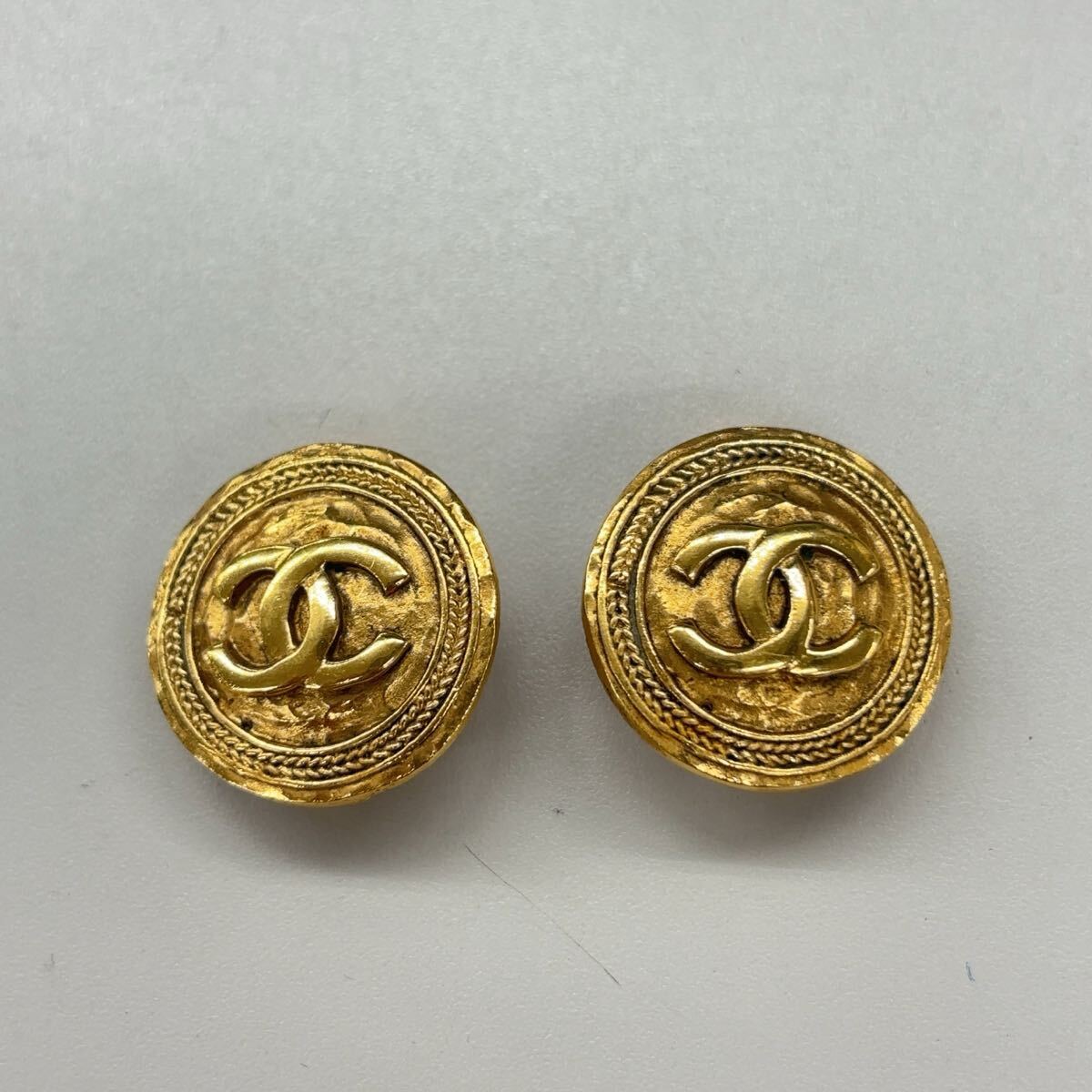 26◎1円スタート◎ CHANEL シャネル ココマーク イヤリング ゴールド系 裝飾小物 アクセサリー レディース