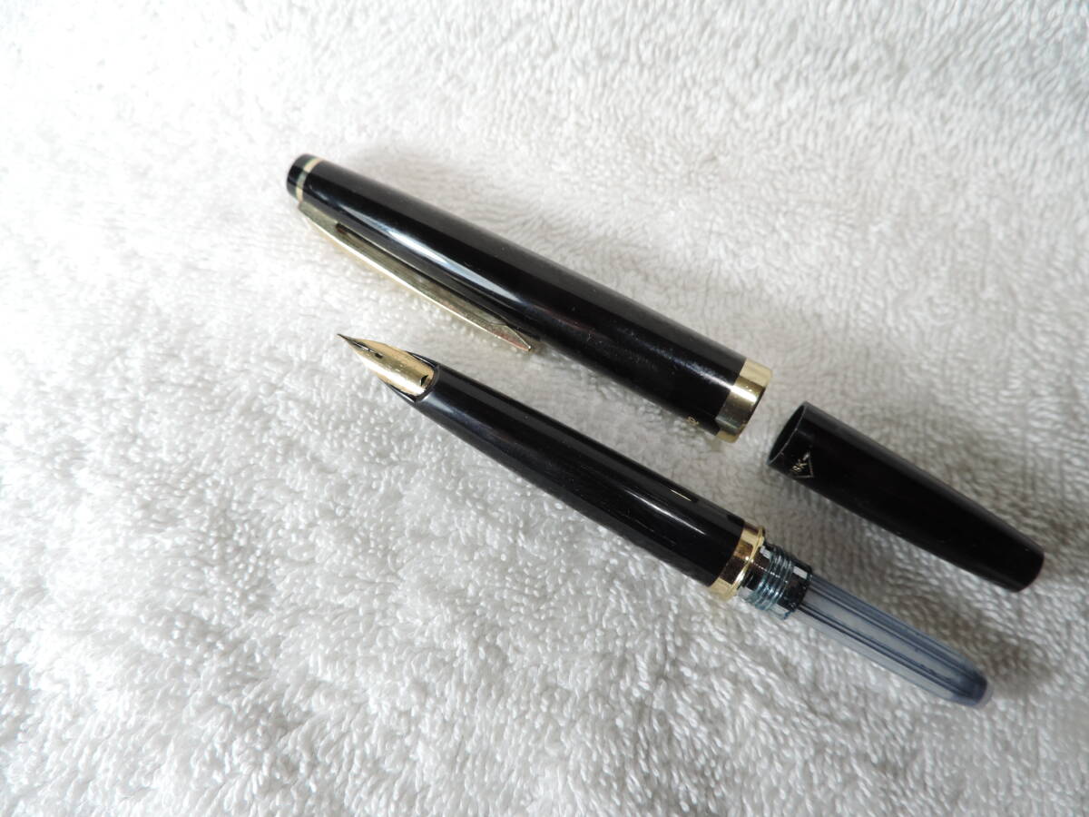 【質(zhì)問欄より値下げ交渉可】中古?ショートサイズ?パイロット 萬年筆 ペン先細(xì)字(F)18K-750 Elite