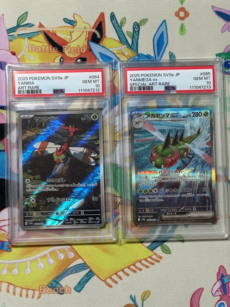 psa10 連番 ヤンヤンマ ar メガヤンマex SAR PSA10 ヤンヤンマ AR メガヤンマex SAR 連番セット(シングル