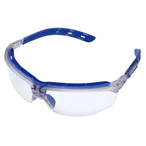 ミドリ安全 保護めがね ビジョンベルデ 3Dフィット フレームカラー : ブルー VD-203F_画像1
