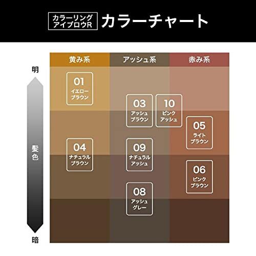 ヘビーローテーションカラーリングアイブロウR 08 8グラム (x 1)_画像7