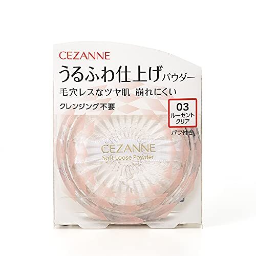 セザンヌ うるふわ仕上げパウダー03 ルーセントクリア 5.0g ルースパウダー クリアタイプ 毛穴ぼかし 毛穴カバー 崩れ防止_画像1